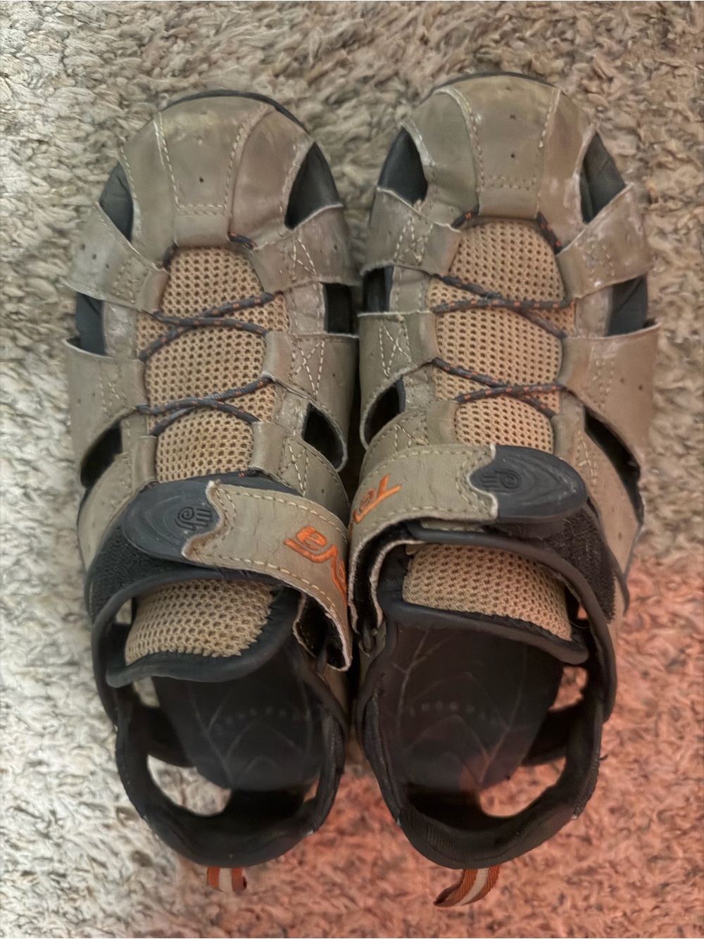 Men’s Beige and Gray Outdoor Sandals